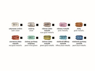 Акриловые краски Happy Color 10цв.х12ml (в тюбиках), металлические тона