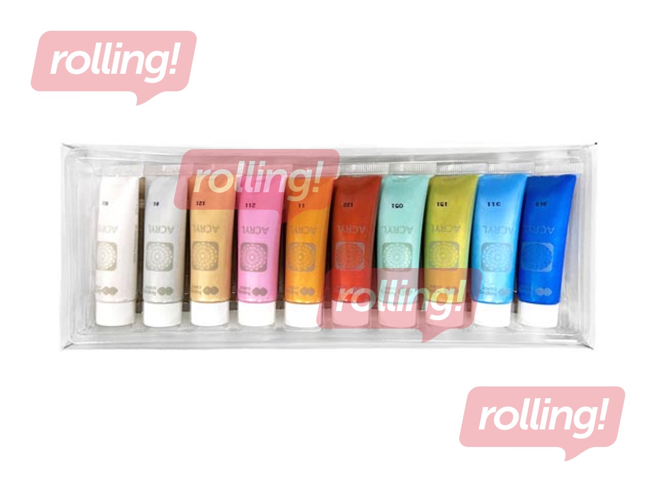 Akrüülvärvid Happy Color 10 х12 ml (tuubis), metallitoonid