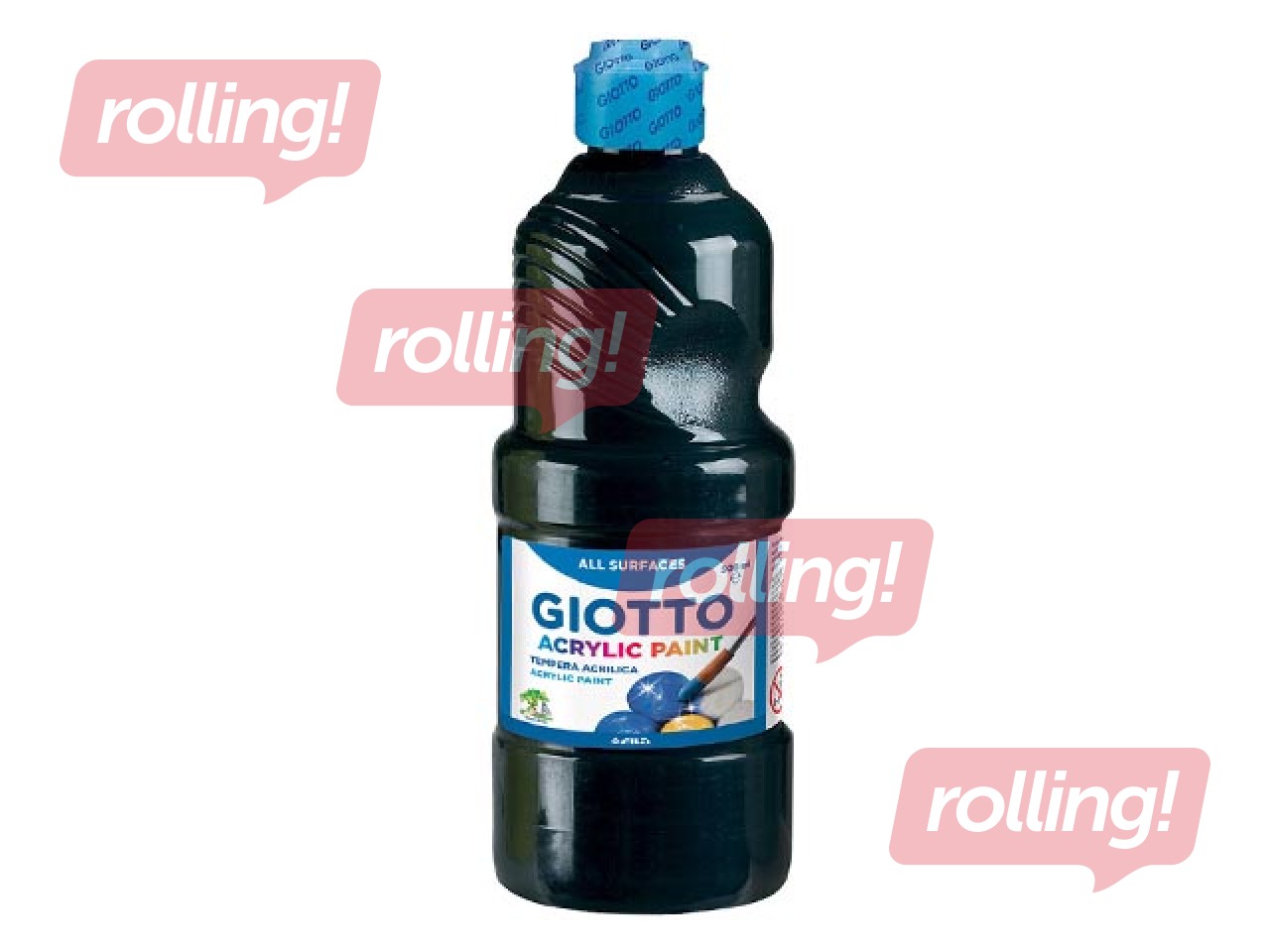 Acrylic paint Giotto, 500ml, black
