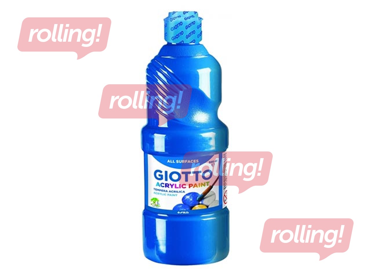 Akrila krāsa Giotto, 500ml, zila