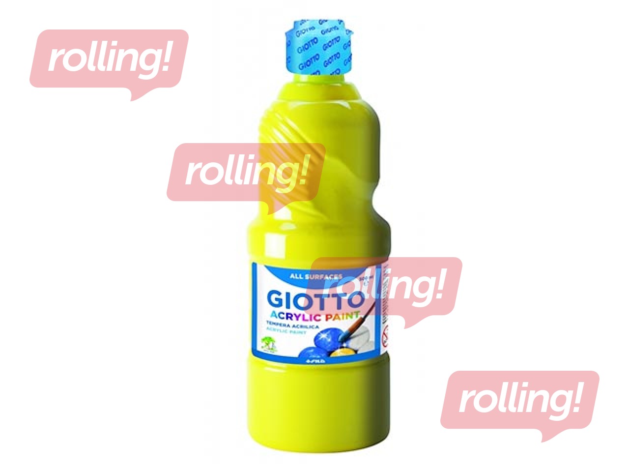 Acrylic paint Giotto, 500ml, yellow