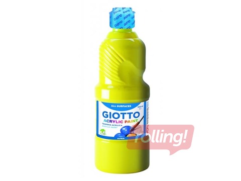 Akrila krāsa Giotto, 500ml, dzeltena