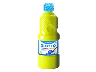 Akrila krāsa Giotto, 500ml, dzeltena