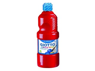 Akrila krāsa Giotto, 500ml, sarkana