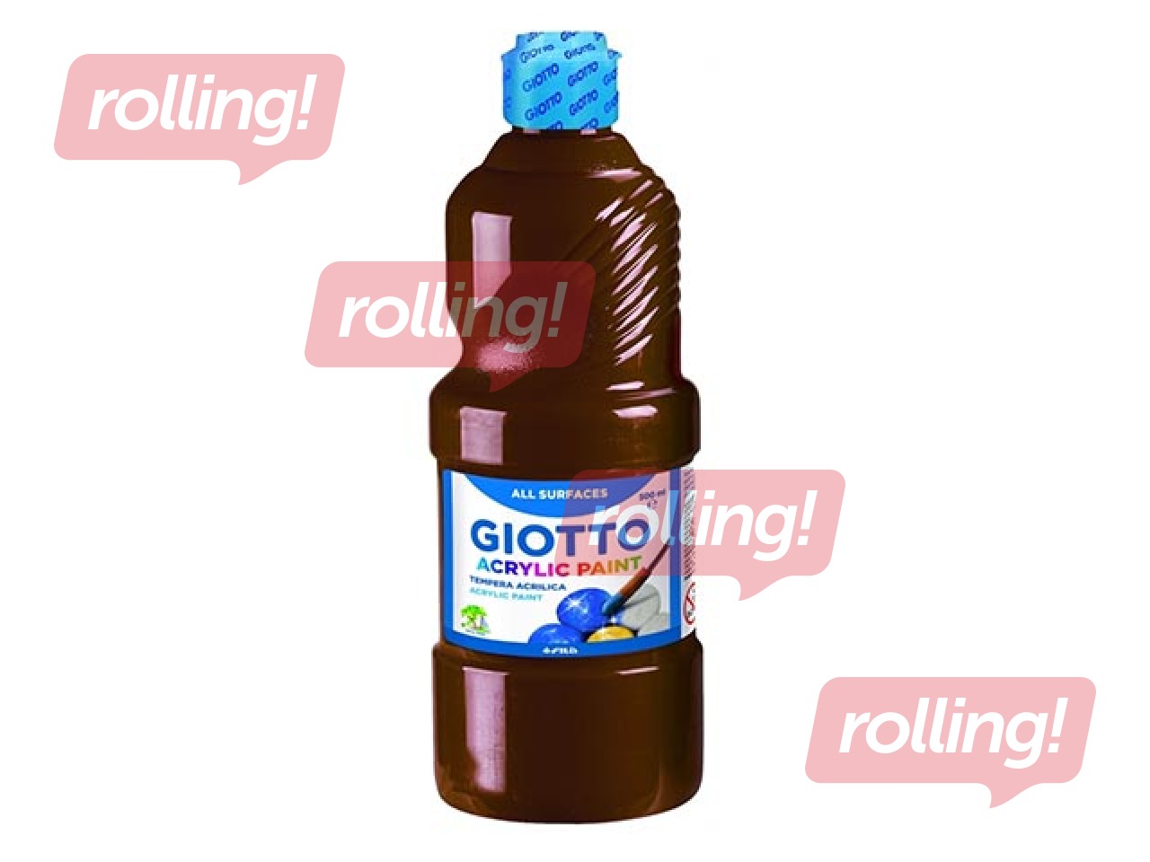 Acrylic paint Giotto, 500ml, brown