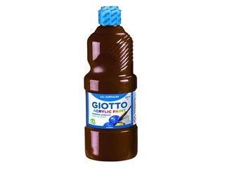 Akrila krāsa Giotto, 500ml, brūna