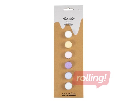 Acrylic paints Creativ Company, pastel shades, 6x5ml