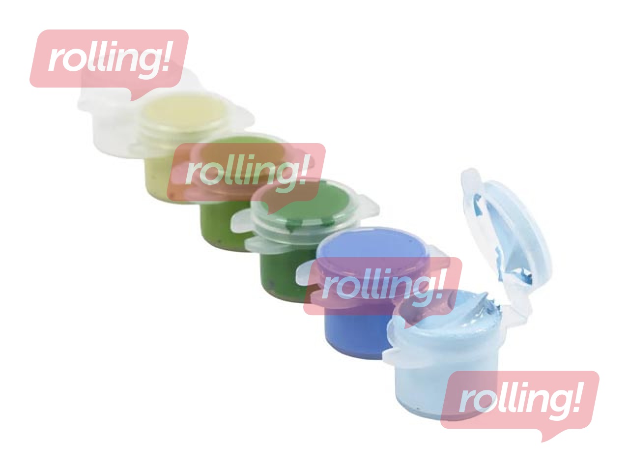 Akrüülvärvid Creativ Company, sinised ja rohelised toonid, 6x5ml