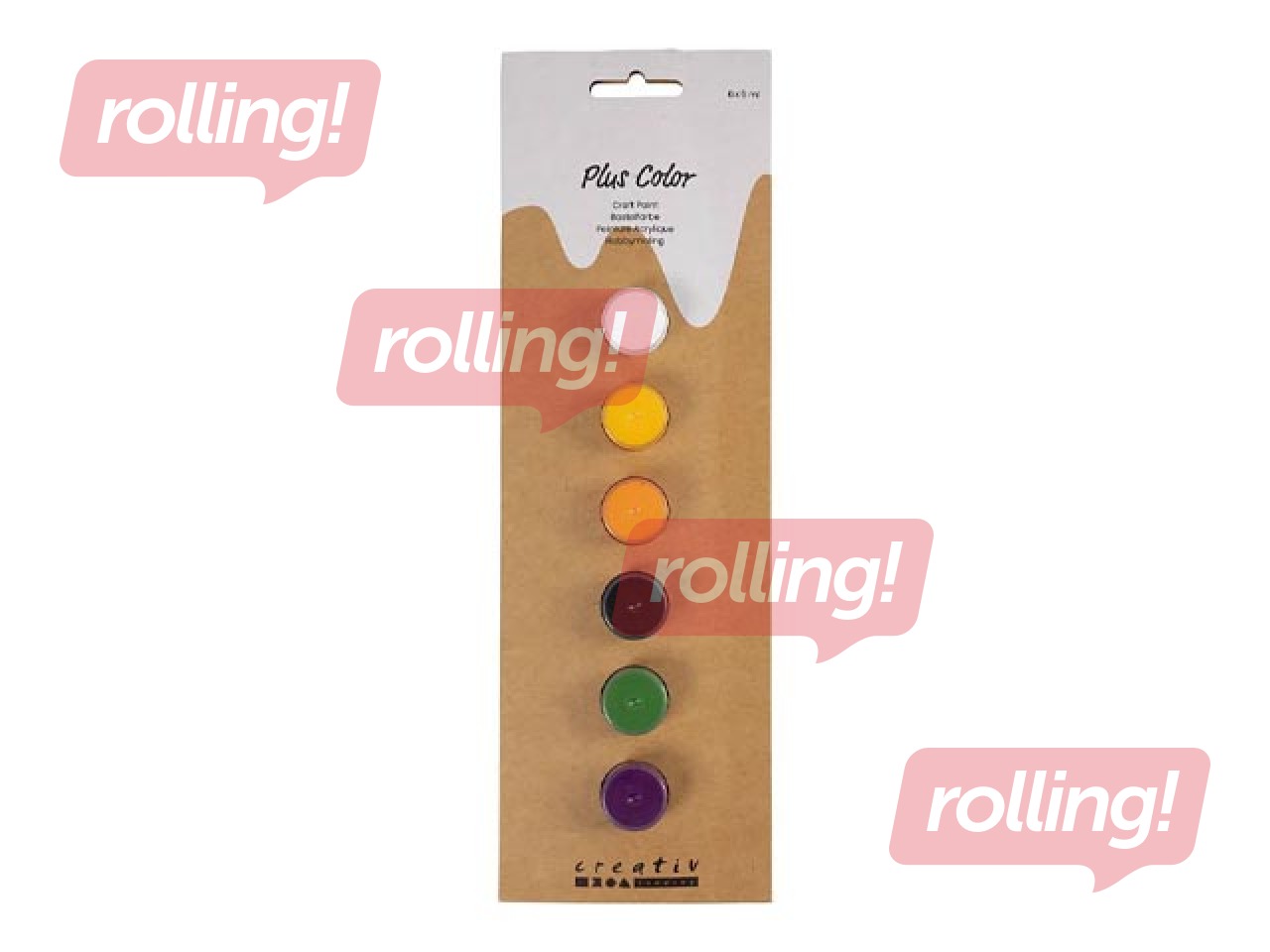 Acrylic paints Creativ Company, Halloween, 6x5ml