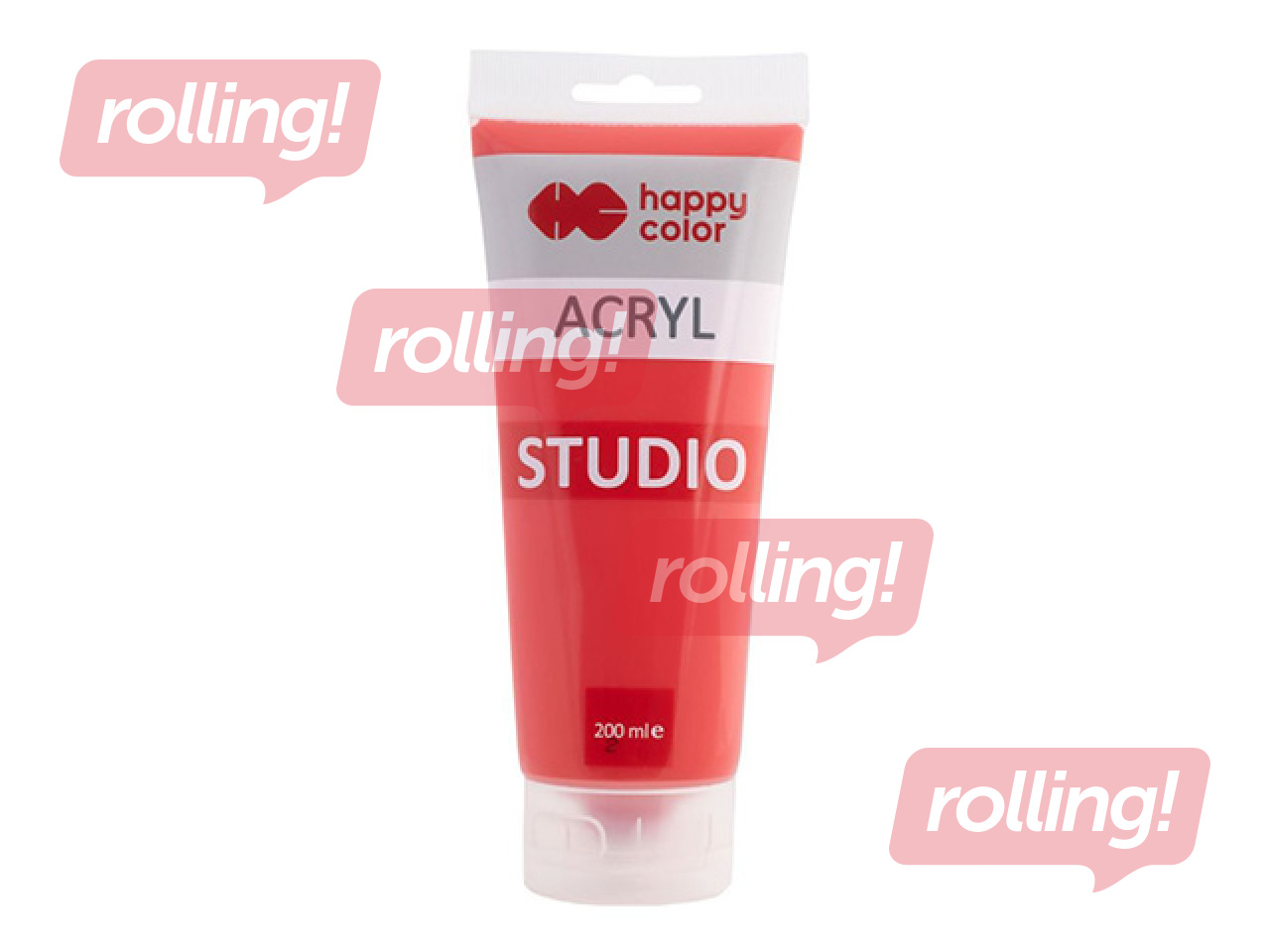 Akrüülvärv Happy Color, Studio, punane, 200ml
