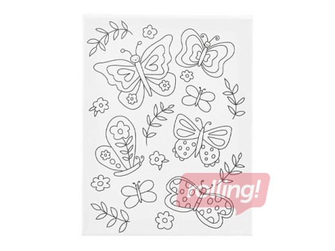 Canvas, Butterflies, 24x30cm