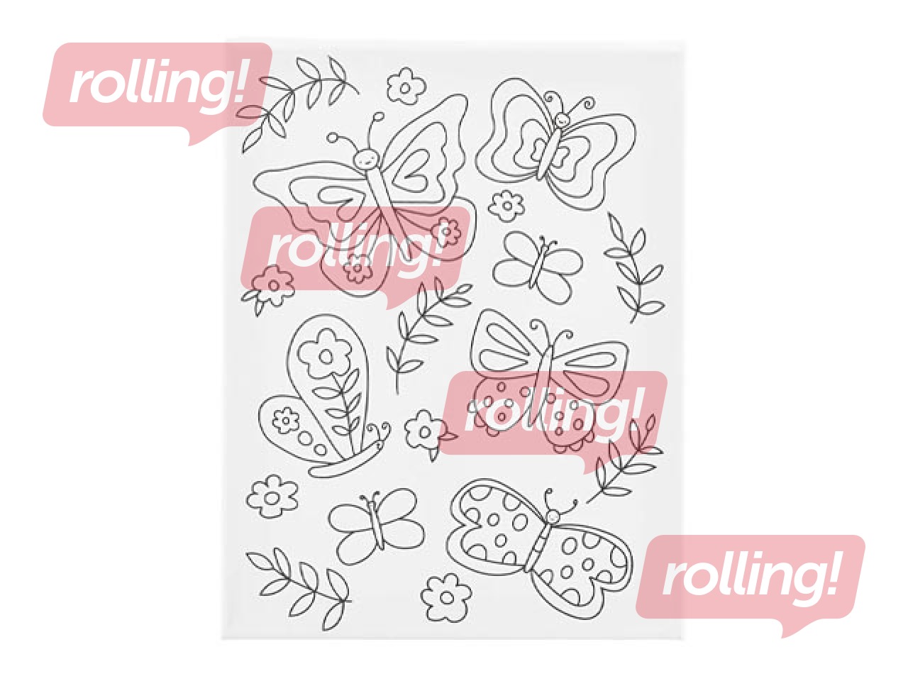 Kanvas, Liblikad, 24x30cm