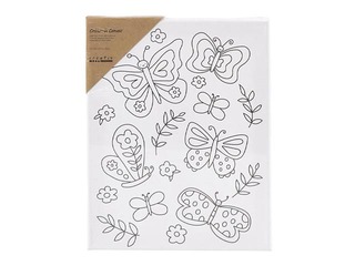 Kanvas, Liblikad, 24x30cm