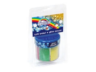 Decorative glitters, Fiorello, 60g, different pastel colors