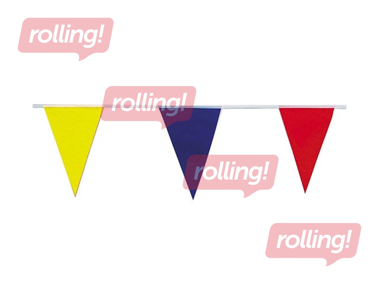 Garland decorative flags, 20m