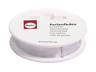 Nylon thread, D:0.5mm, 25m, transparent