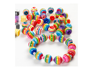 Plastpärlite komplekt Multi Mix, erinevad värvid, 700ml