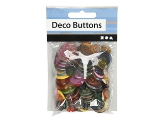 Button mix, 100 pcs.