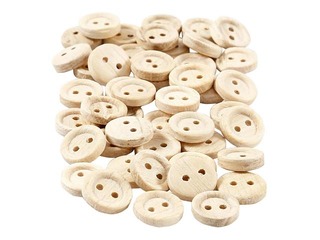 Puidust nööbid, 50 tk