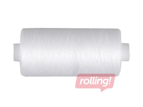 Sewing Thread, white, 1000m