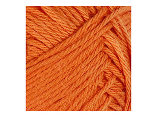 Puuvillane lõng, oranž, 50g, 170m