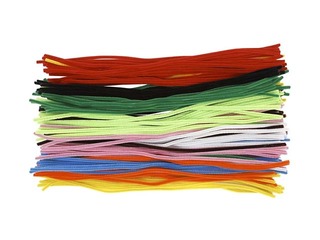 Chenille stems (pipe cleaners), 0.6 x 45cm, 200pcs., assorted