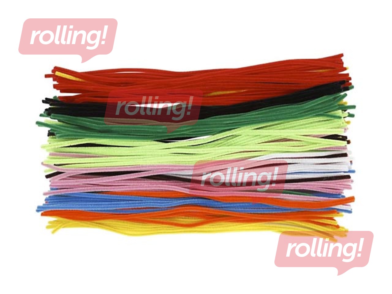 Šenilliribad, 0,6 x 45 cm, 200 tk, erinevad värvid