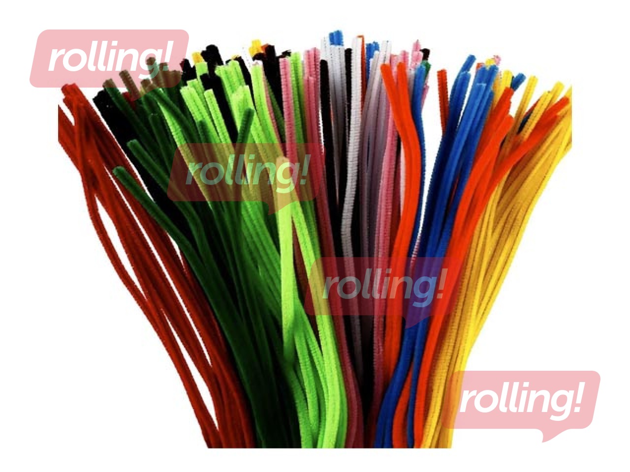 Šenilliribad, 0,6 x 45 cm, 200 tk, erinevad värvid