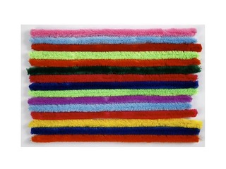 Šenilliribad, 1,5 x 30 cm, 15 tk, erinevad värvid