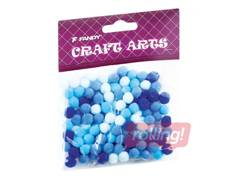 Pehmed pallikesed, 10-45 mm, 120 tk, sinine