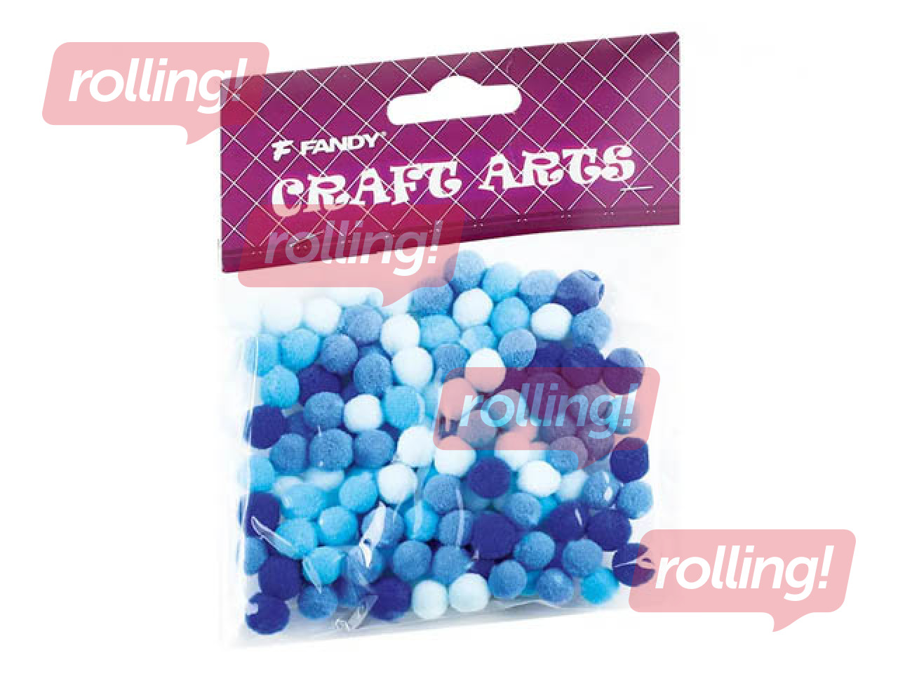 Pehmed pallikesed, 10-45 mm, 120 tk, sinine