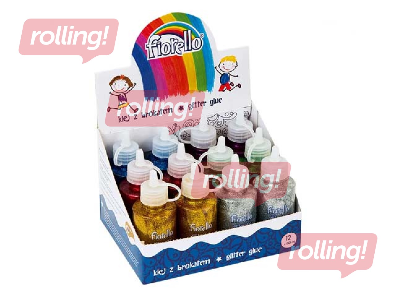 Dekoratiivliim, Fiorello, erinevad värvid, 2x6x60ml