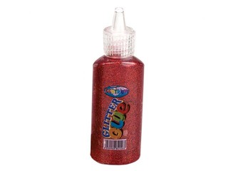 Decorative glue, red, 21ml