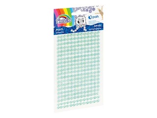 Self adhesive pearls, aquamarine