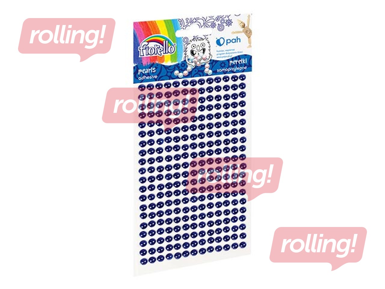 Self adhesive pearls, navy blue