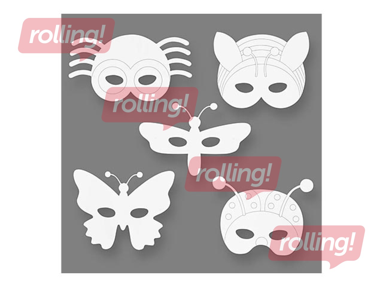 Kukaiņu maskas, 16 gab.