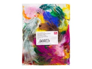 Decorative feathers, mix, 5g