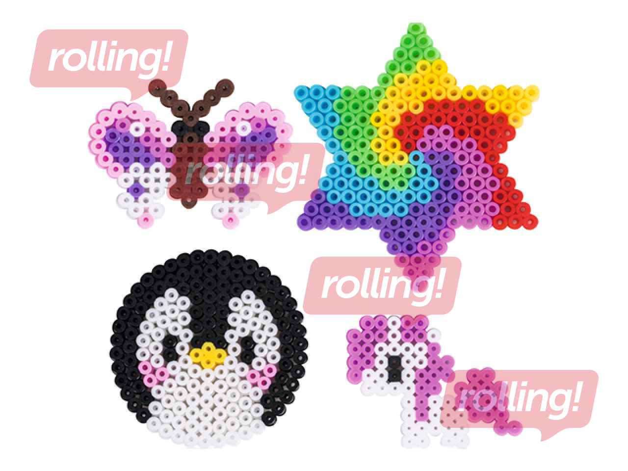 Kausējamo pērļu starta komplekts Pastel