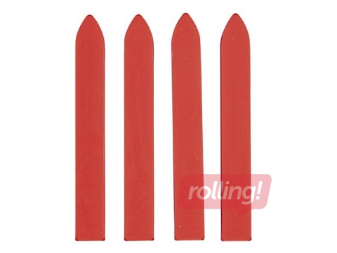 Sealing wax, 4 pcs, classic red
