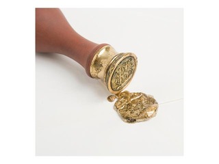 Sealing wax wicks, 9.7 cm, 1 pcs.,gold