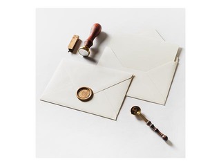 Sealing wax wicks, 9.7 cm, 1 pcs.,gold