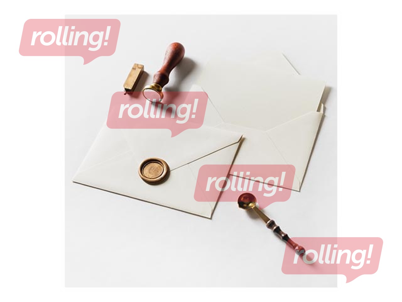 Sealing wax wicks, 9.7 cm, 1 pcs.,gold