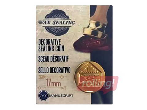 Metal coin for wax stamp Envelope, D: 1.7 cm
