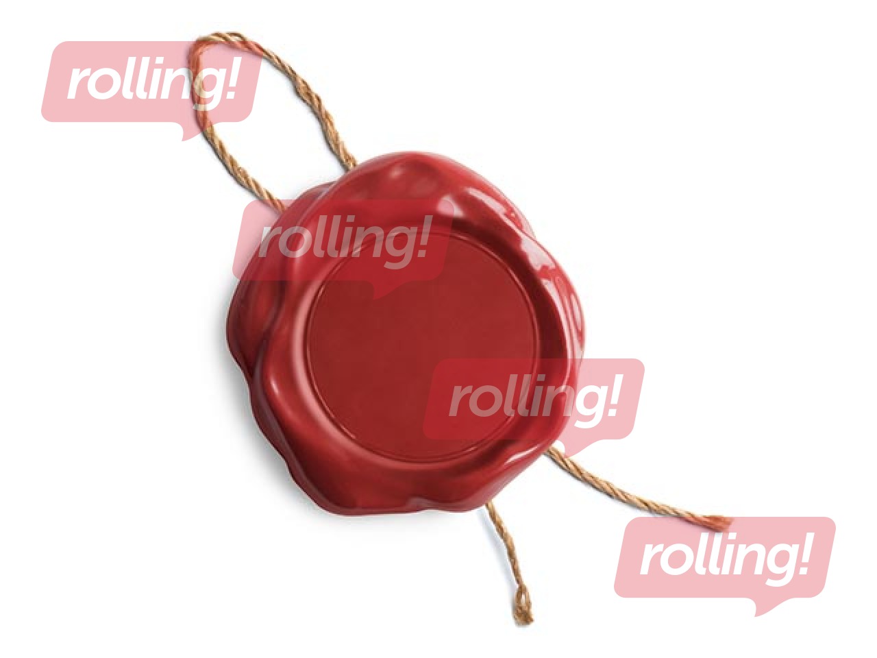 Sealing hot gun wax, 9.7 cm, 1 pcs, red