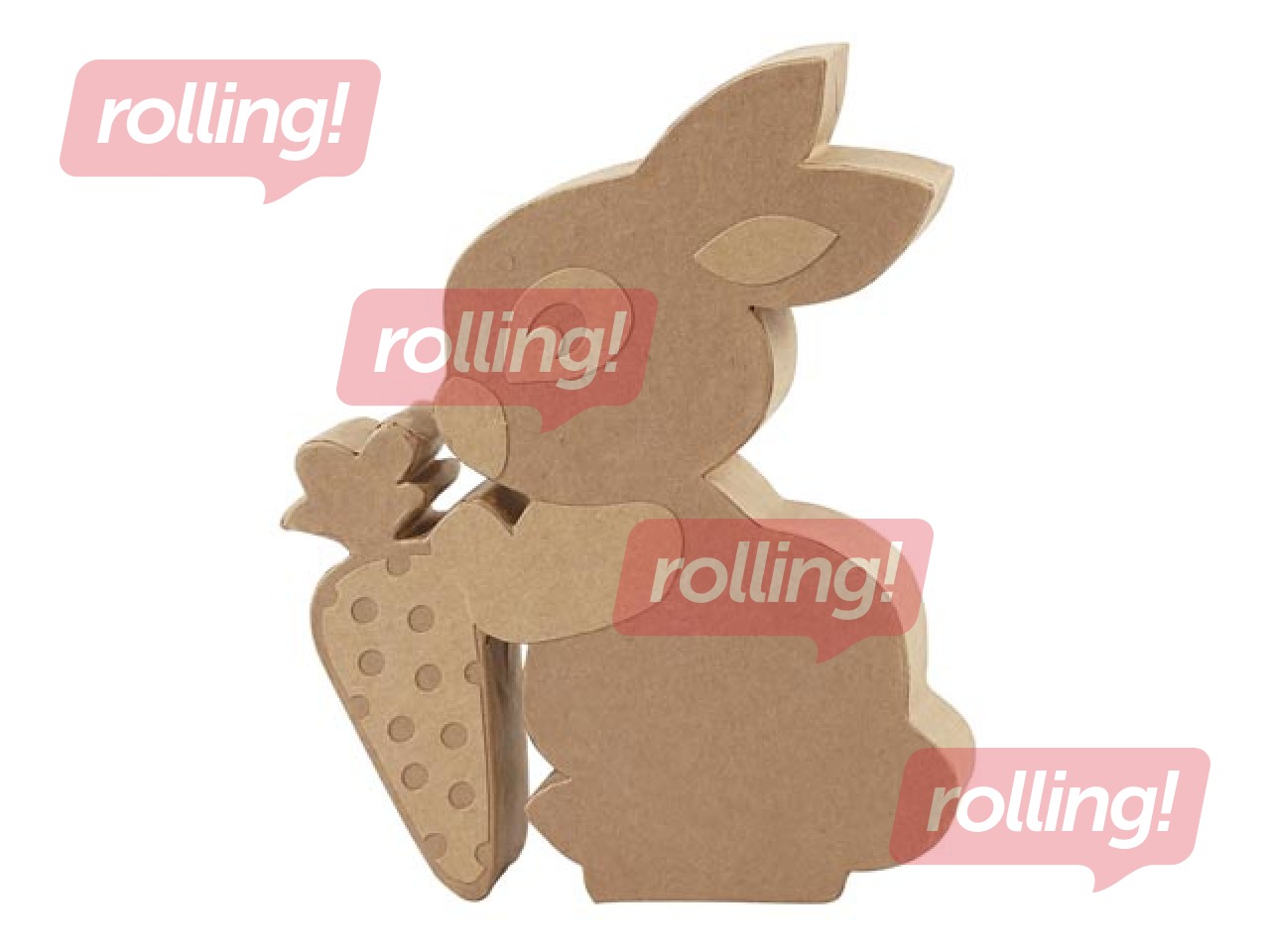 SALE Dekoratiivne jänesekujuke, 1 tk.