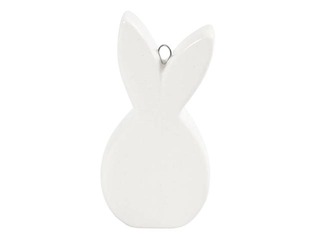 Decorative rabbit figures, ceramic, 3 pcs.