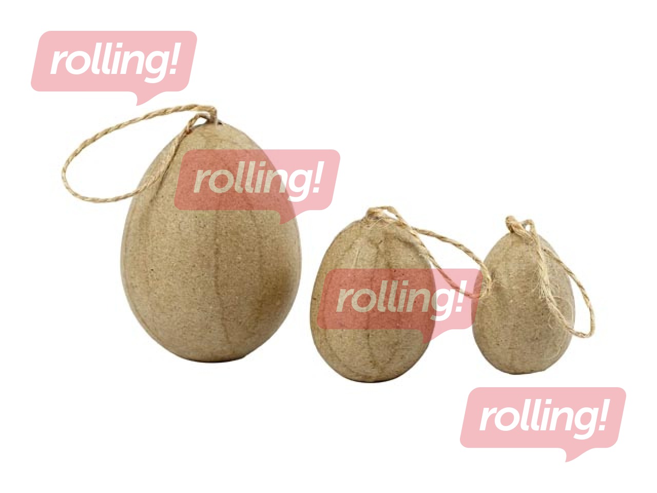 Decorative eggs, 6 pcs.