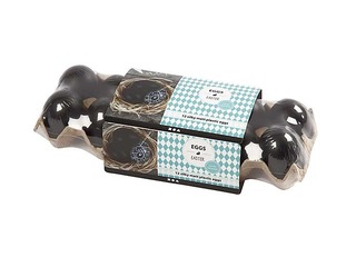 SALE Dekoratiivmunad, mustad, 12 tk.