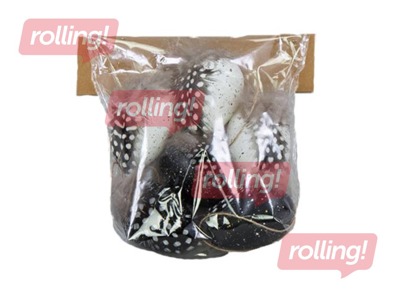 Dekoratiivmunad, 40/60mm, 6 tk.