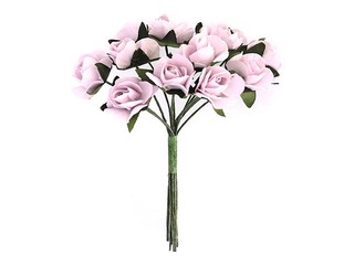 Artificial flowers, bouquet of roses, pink
